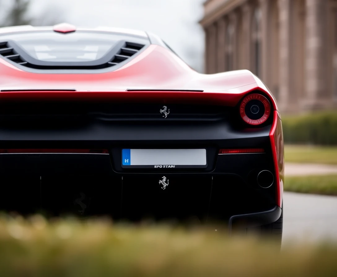 Ferrari SF90 Stradale, vue arrière